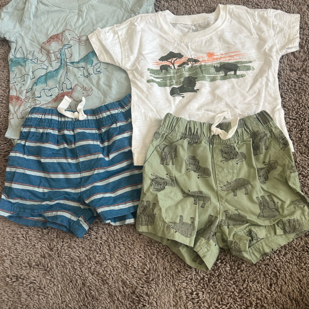 Dinosaur Adventure Kids T-Shirt and Shorts Set